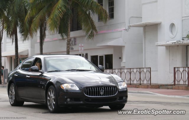 Maserati Quattroporte spotted in Miami, Florida