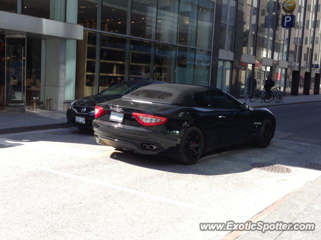 Maserati GranCabrio spotted in Toronto, Canada