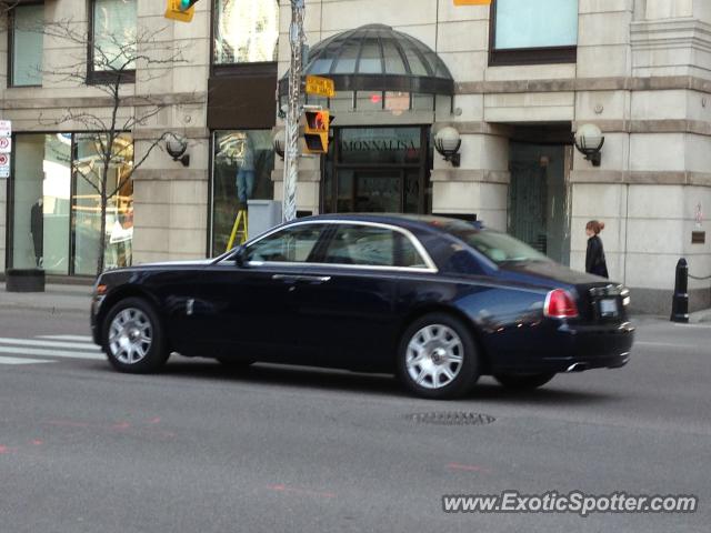 Rolls Royce Ghost spotted in Toronto, Canada