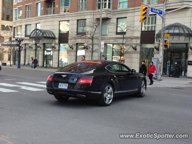 Bentley Continental spotted in Toronto, Canada