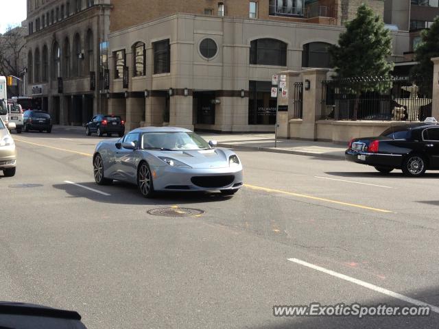 Lotus Evora spotted in Toronto, Canada