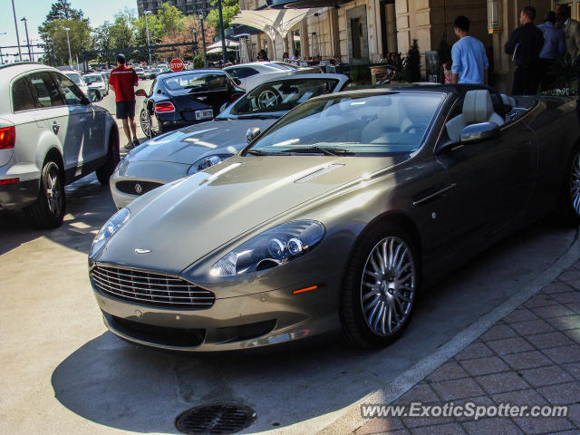 Aston Martin DB9 spotted in Buckhead, Georgia