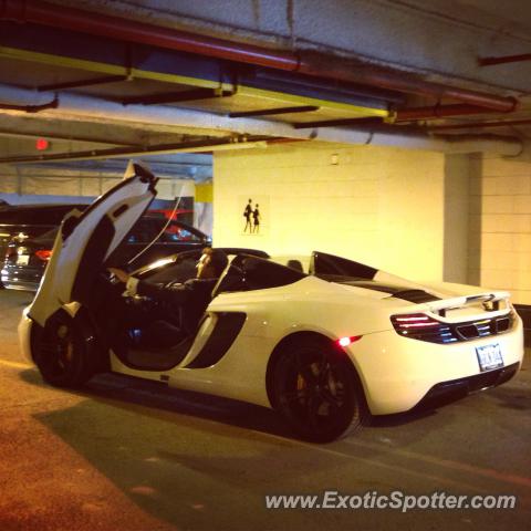 Mclaren MP4-12C spotted in Toronto, Canada