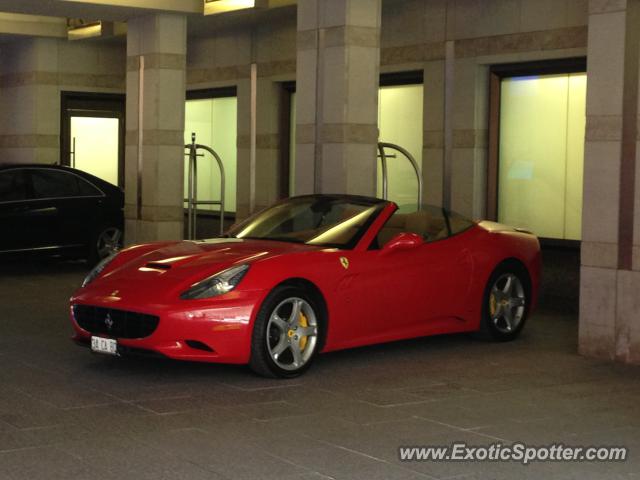 Ferrari California spotted in Toronto, Canada