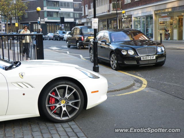 Ferrari California spotted in London, United Kingdom