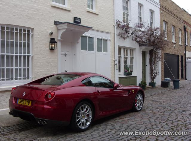 Ferrari 599GTB spotted in London, United Kingdom