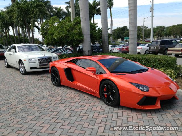 Lamborghini Aventador spotted in Boca Raton, Florida