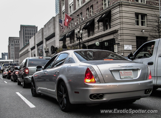 Maserati Quattroporte spotted in Boston, Massachusetts