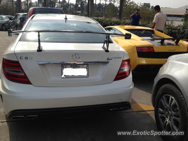 Mercedes C63 AMG spotted in Lima, Peru