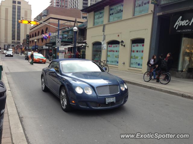 Bentley Continental spotted in Toronto, Canada