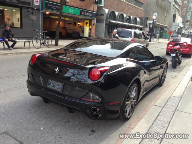 Ferrari California spotted in Toronto, Canada