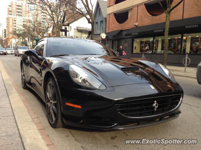 Ferrari California spotted in Toronto, Canada