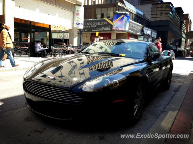 Aston Martin DB9 spotted in Toronto, Canada