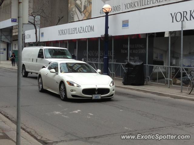 Maserati GranTurismo spotted in Toronto, Canada