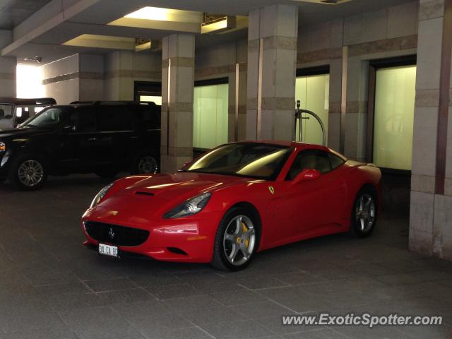 Ferrari California spotted in Toronto, Canada