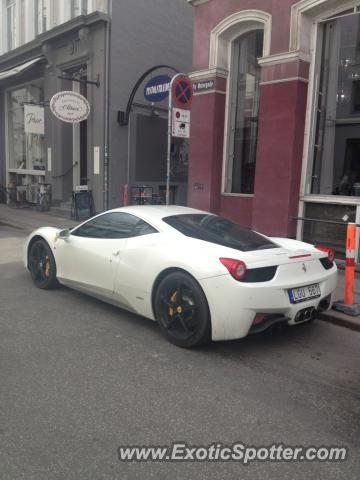 Ferrari 458 Italia spotted in Copenhagen, Denmark