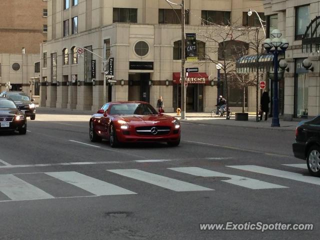 Mercedes SLS AMG spotted in Toronto, Canada