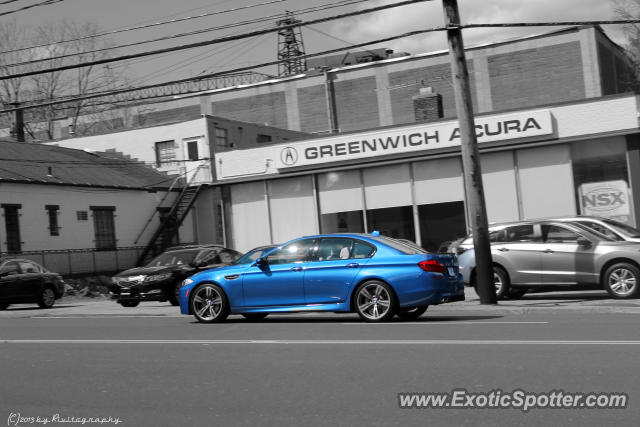 BMW M5 spotted in Greenwich, Connecticut