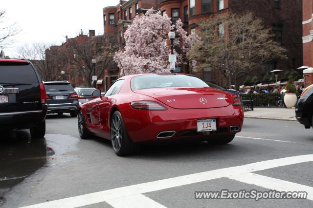 Mercedes SLS AMG spotted in Boston, Massachusetts