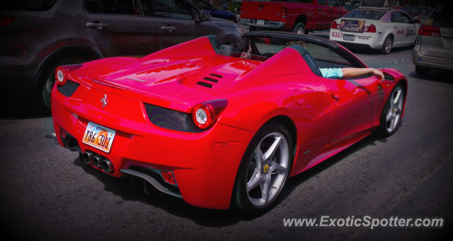 Ferrari 458 Italia spotted in Las Vegas, Nevada