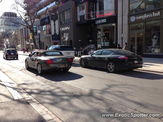 Bentley Continental spotted in Toronto, Canada