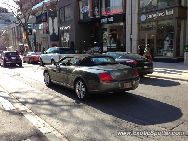 Bentley Continental spotted in Toronto, Canada