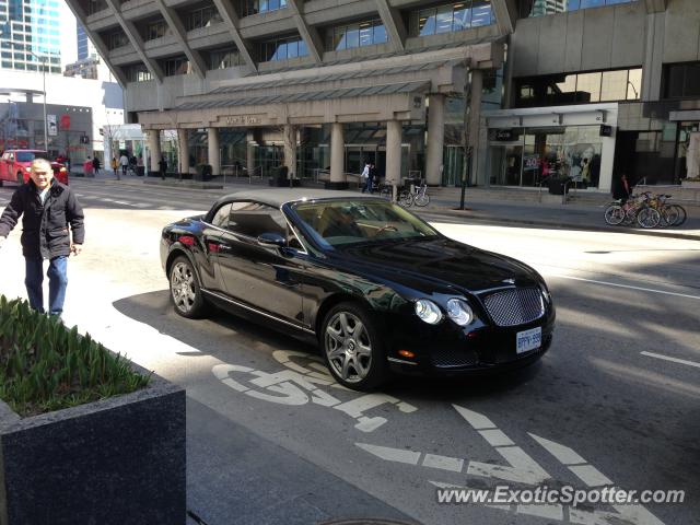 Bentley Continental spotted in Toronto, Canada