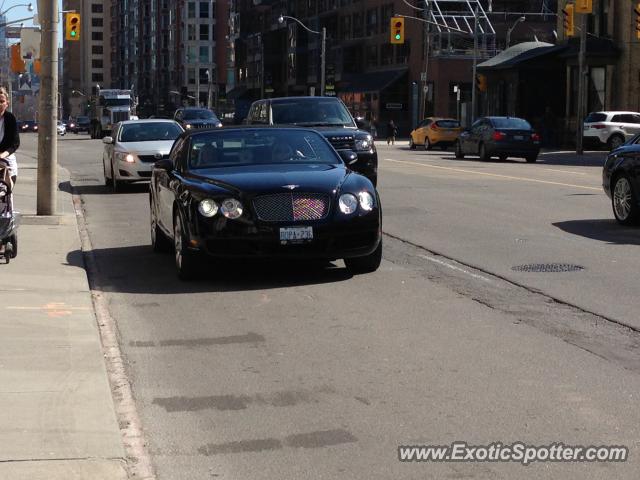 Bentley Continental spotted in Toronto, Canada