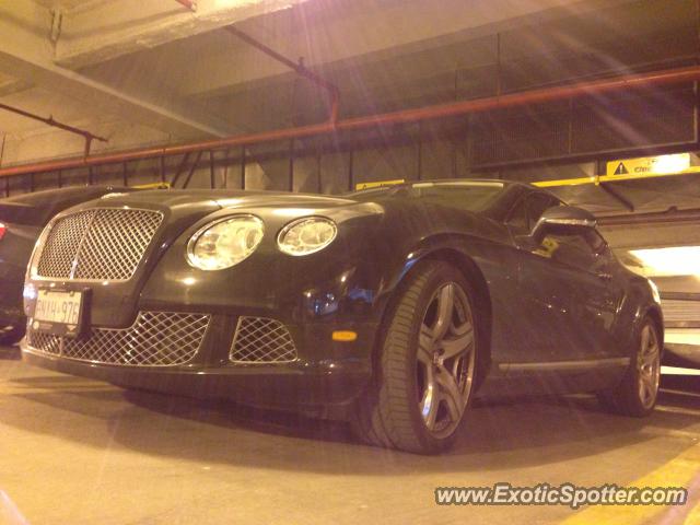 Bentley Continental spotted in Toronto, Canada