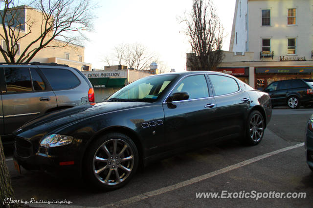 Maserati Quattroporte spotted in Greenwich, Connecticut