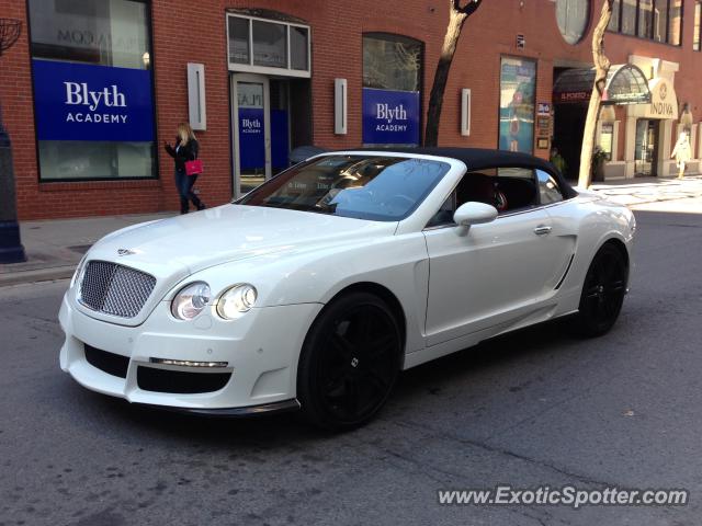 Bentley Continental spotted in Toronto, Canada