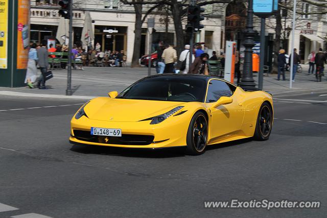 Ferrari 458 Italia spotted in Berlin, Germany