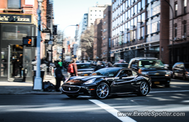 Ferrari California spotted in Manhattan, New York