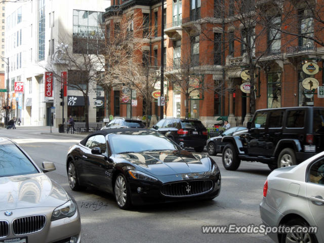 Maserati GranCabrio spotted in Chicago, Illinois