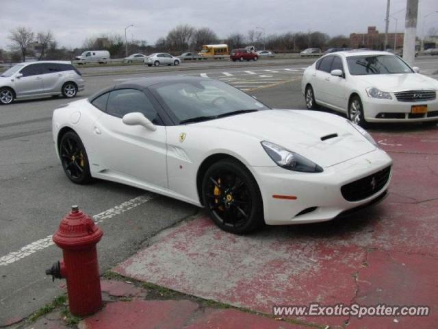 Ferrari California spotted in Brooklyn, New York