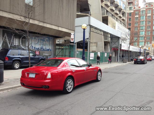 Maserati Quattroporte spotted in Toronto, Canada