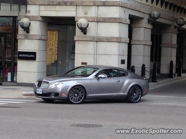 Bentley Continental spotted in Toronto, Canada