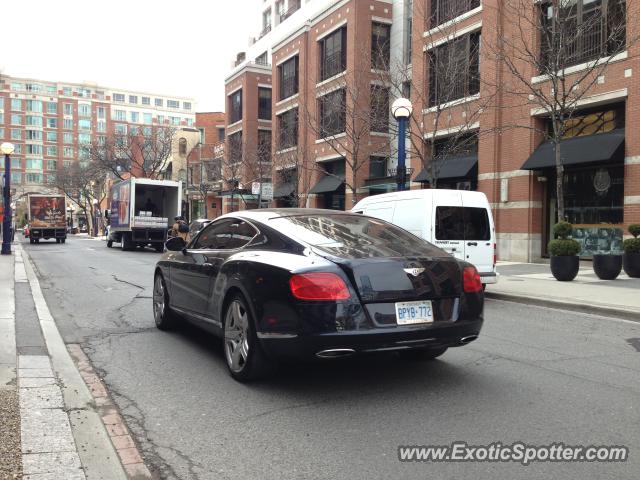 Bentley Continental spotted in Toronto, Canada