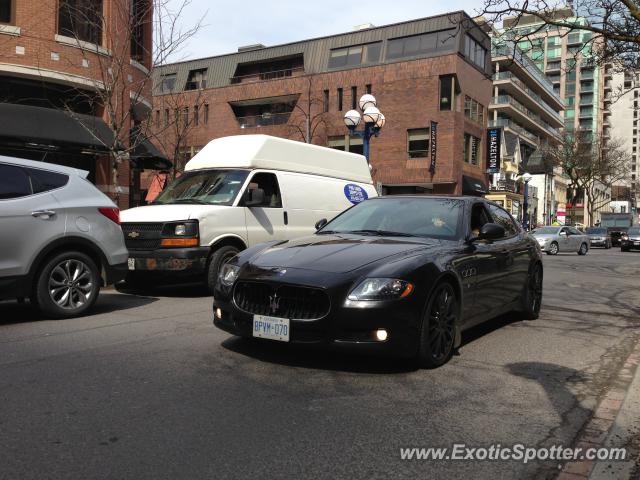 Maserati Quattroporte spotted in Toronto, Canada