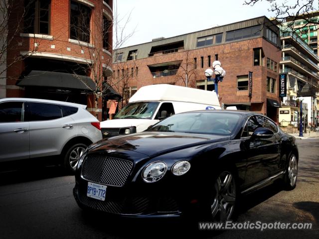 Bentley Continental spotted in Toronto, Canada