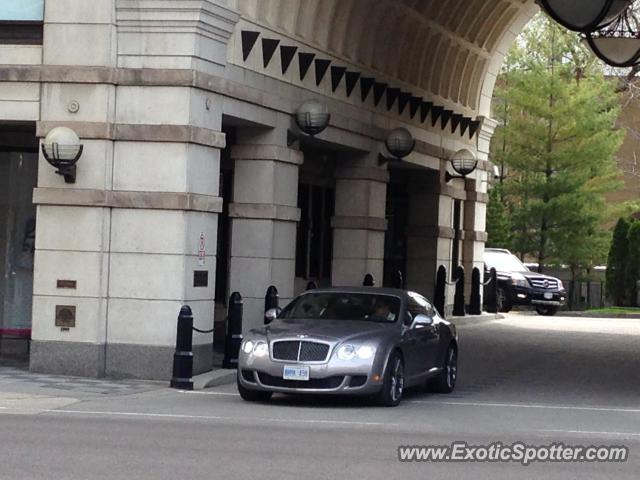 Bentley Continental spotted in Toronto, Canada