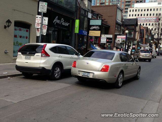 Bentley Continental spotted in Toronto, Canada