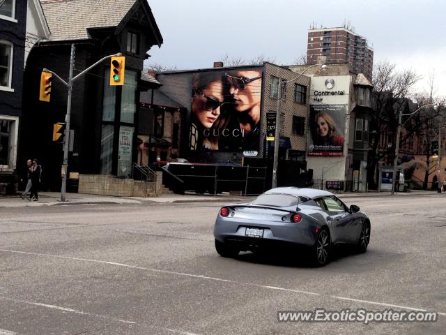 Lotus Evora spotted in Toronto, Canada