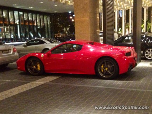 Ferrari 458 Italia spotted in Melbourne, Australia