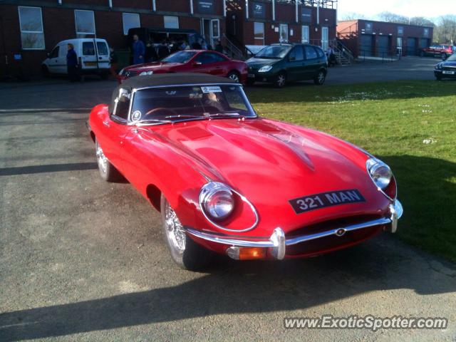 Jaguar E-Type spotted in Douglas, United Kingdom