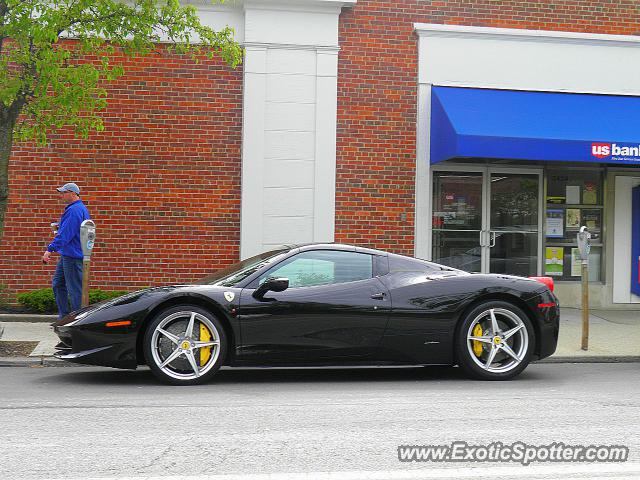 Ferrari 458 Italia spotted in Cincinnati, Ohio