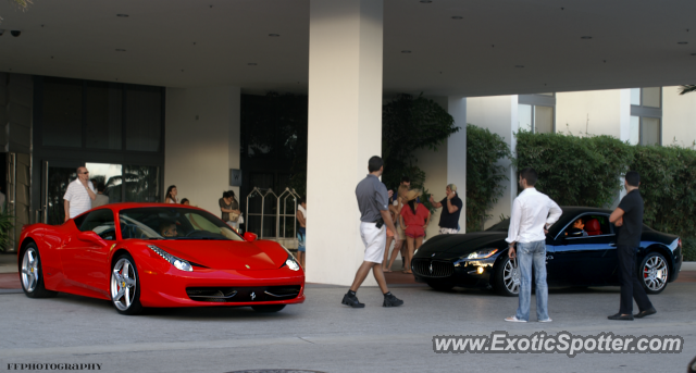 Ferrari 458 Italia spotted in Miami, Florida