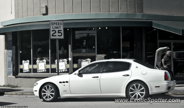 Maserati Quattroporte spotted in Coral Gables, Florida