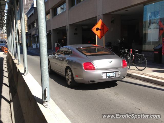 Bentley Continental spotted in Toronto, Canada