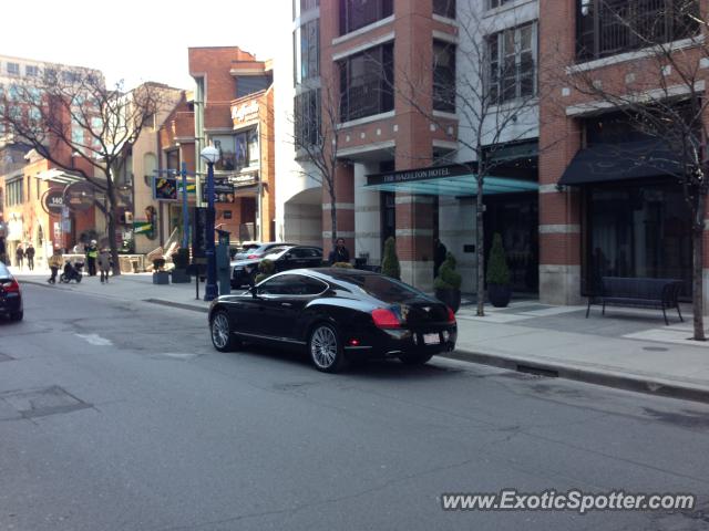 Bentley Continental spotted in Toronto, Canada